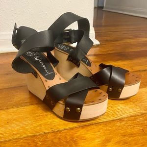 Jeffrey Campbell Wedge Wood Platforms